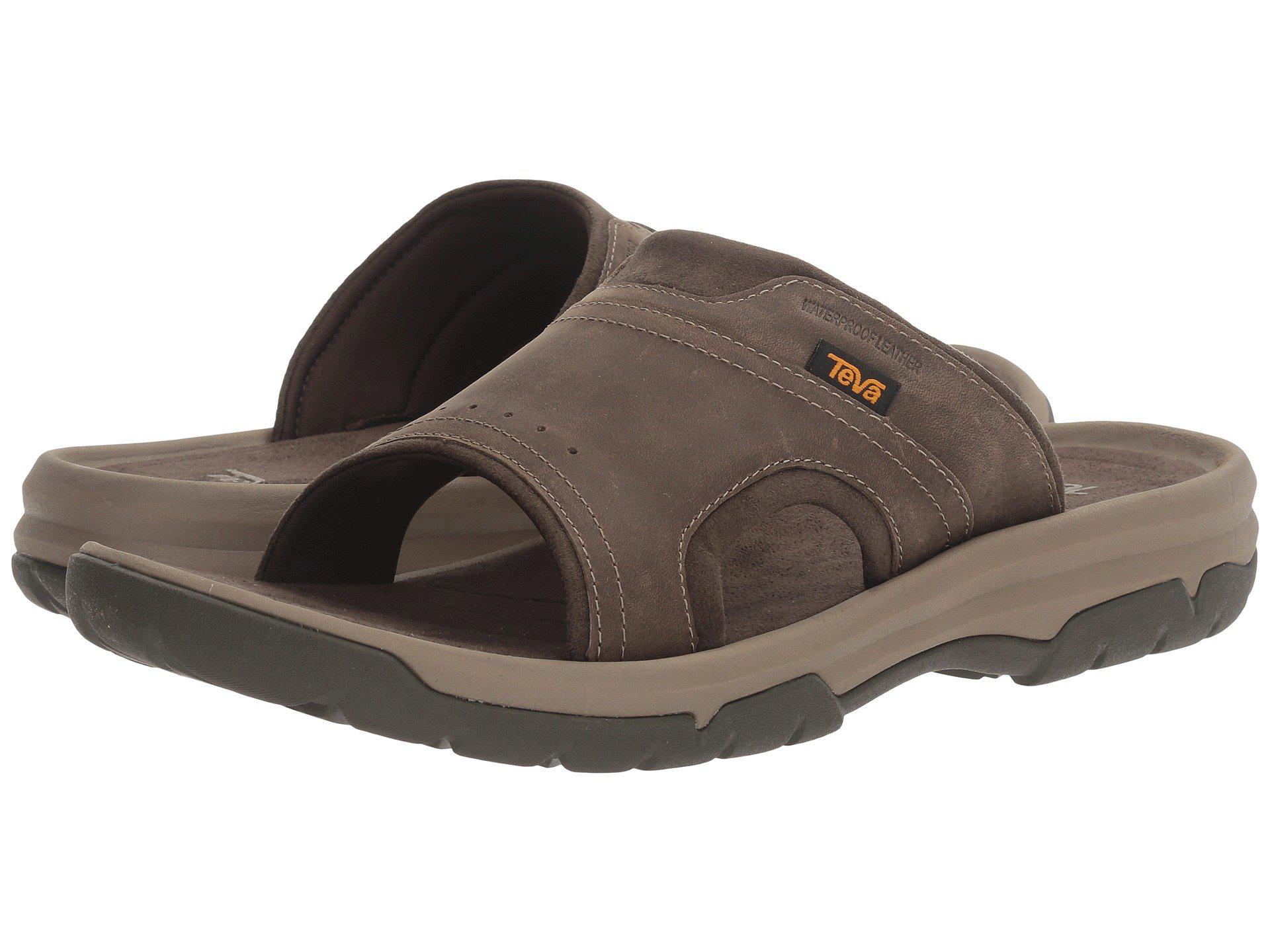 Lyst - Teva Langdon Slide (walnut) Men's Sandals for Men