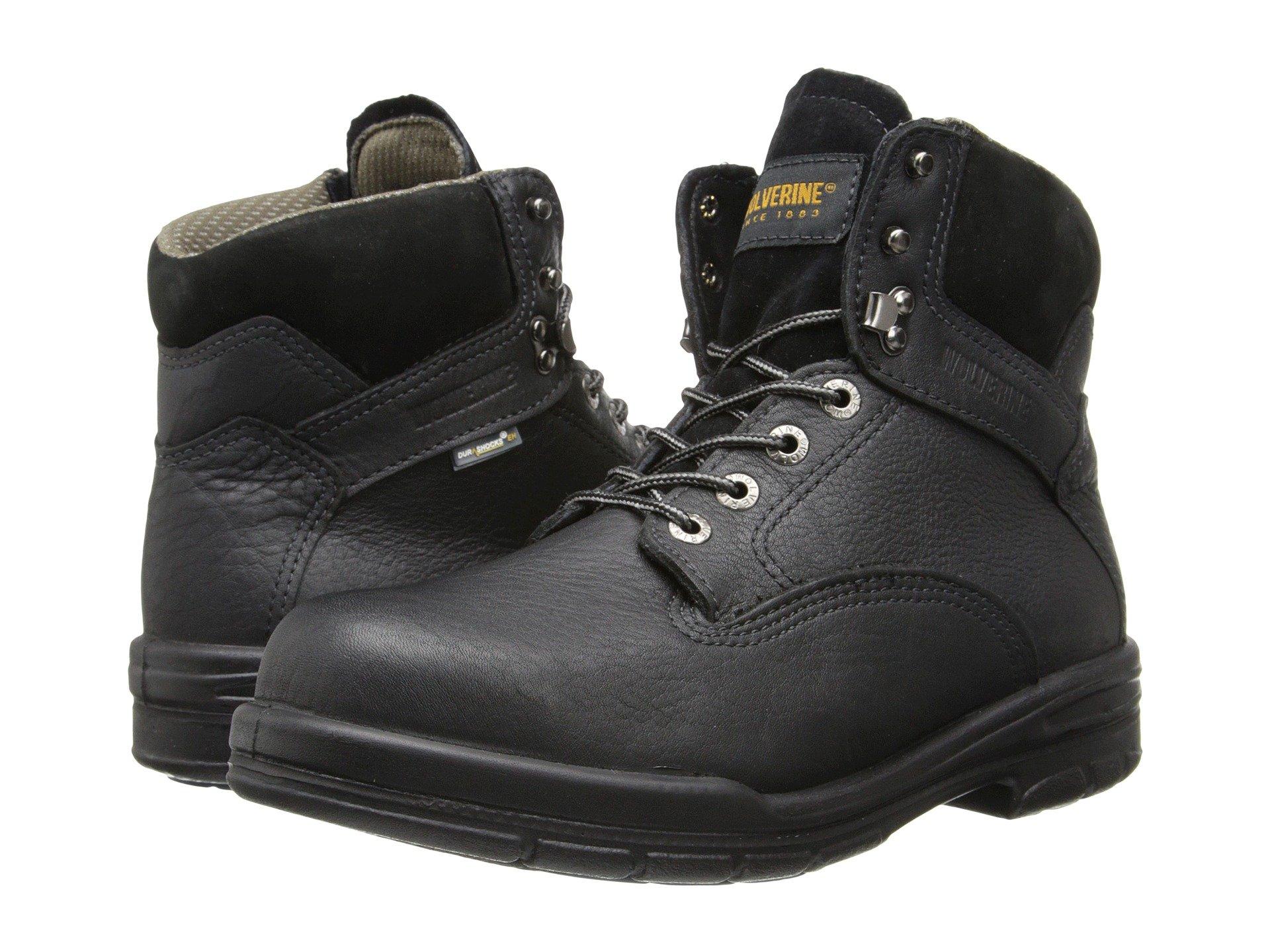Wolverine Leather 6 Durashocks(r) Sr Steeltoe Boot in Black for Men Lyst