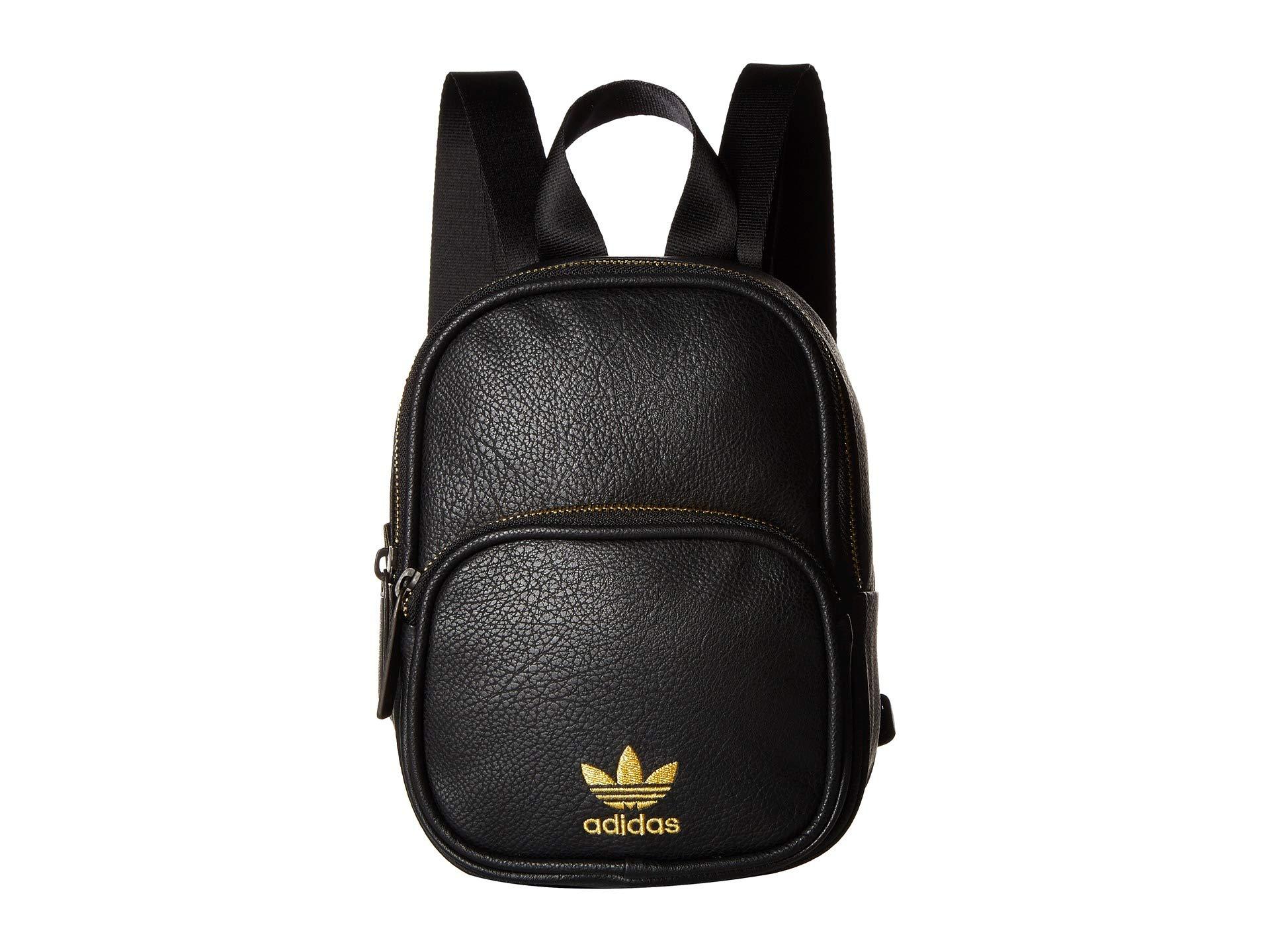 adidas leather backpack mini