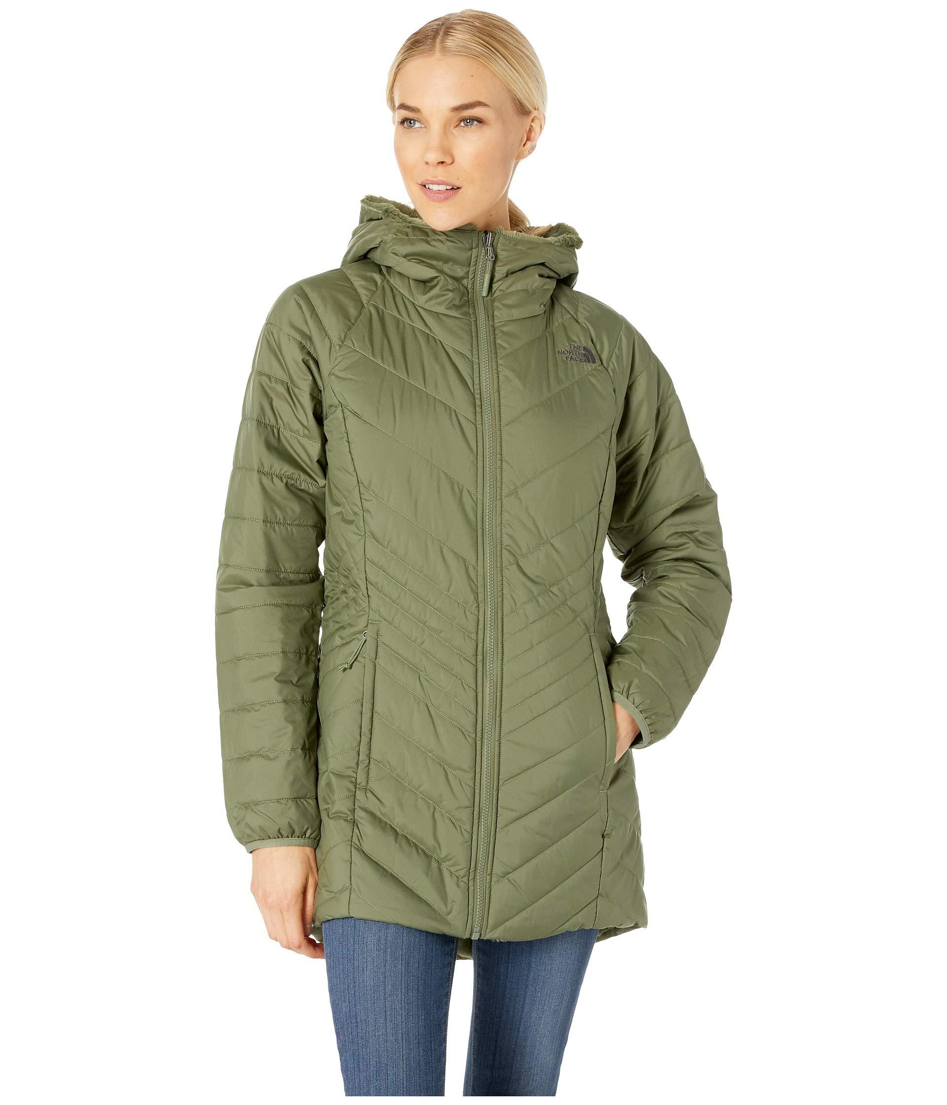 the north face women's mossbud reversible fleece parka