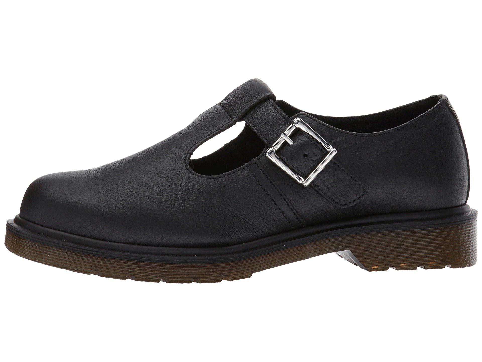 Lyst - Dr. Martens Polley Pw T-bar Mary Jane (black Virginia) Women's ...