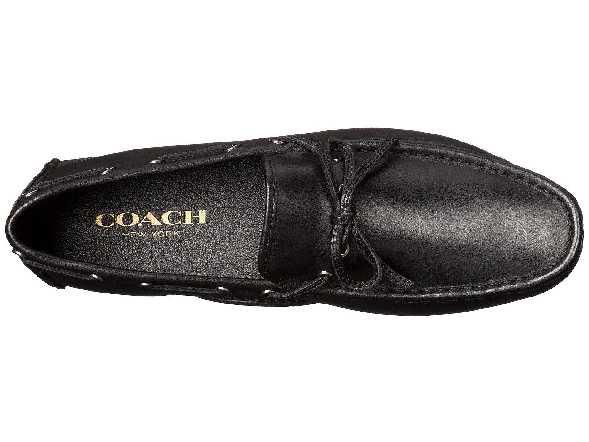 Lyst Coach Crosby Lace (black Leather) Men�s Slip On Lyst Coach Crosby Lace (black Leather) Men�s Slip On