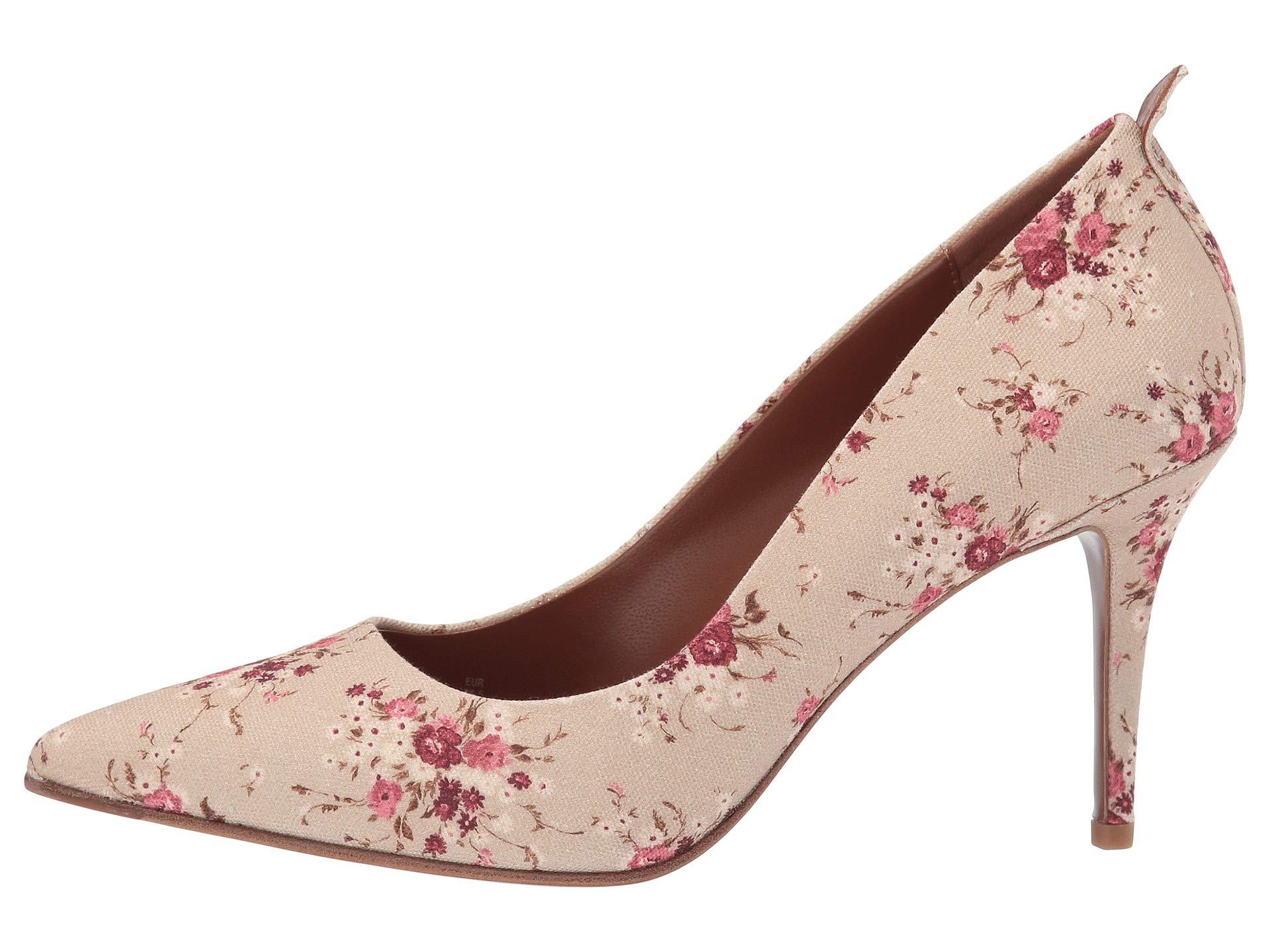 coach waverly 85mm pump with signature buckle