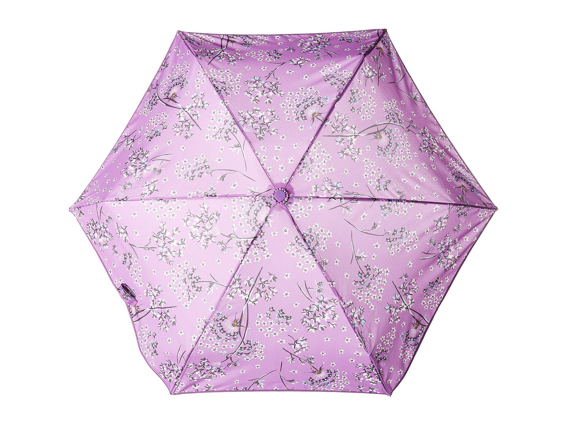 Vera Bradley Mini Travel Umbrella (lavender Dandelion) Umbrella in