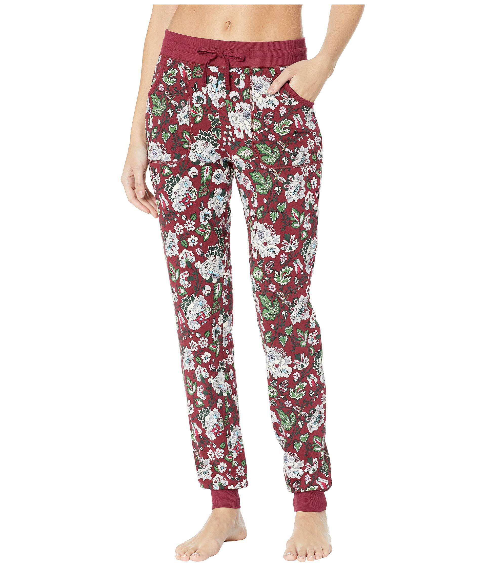 Lyst - Vera Bradley Pajama Pants (bordeaux Blooms) Women's Pajama
