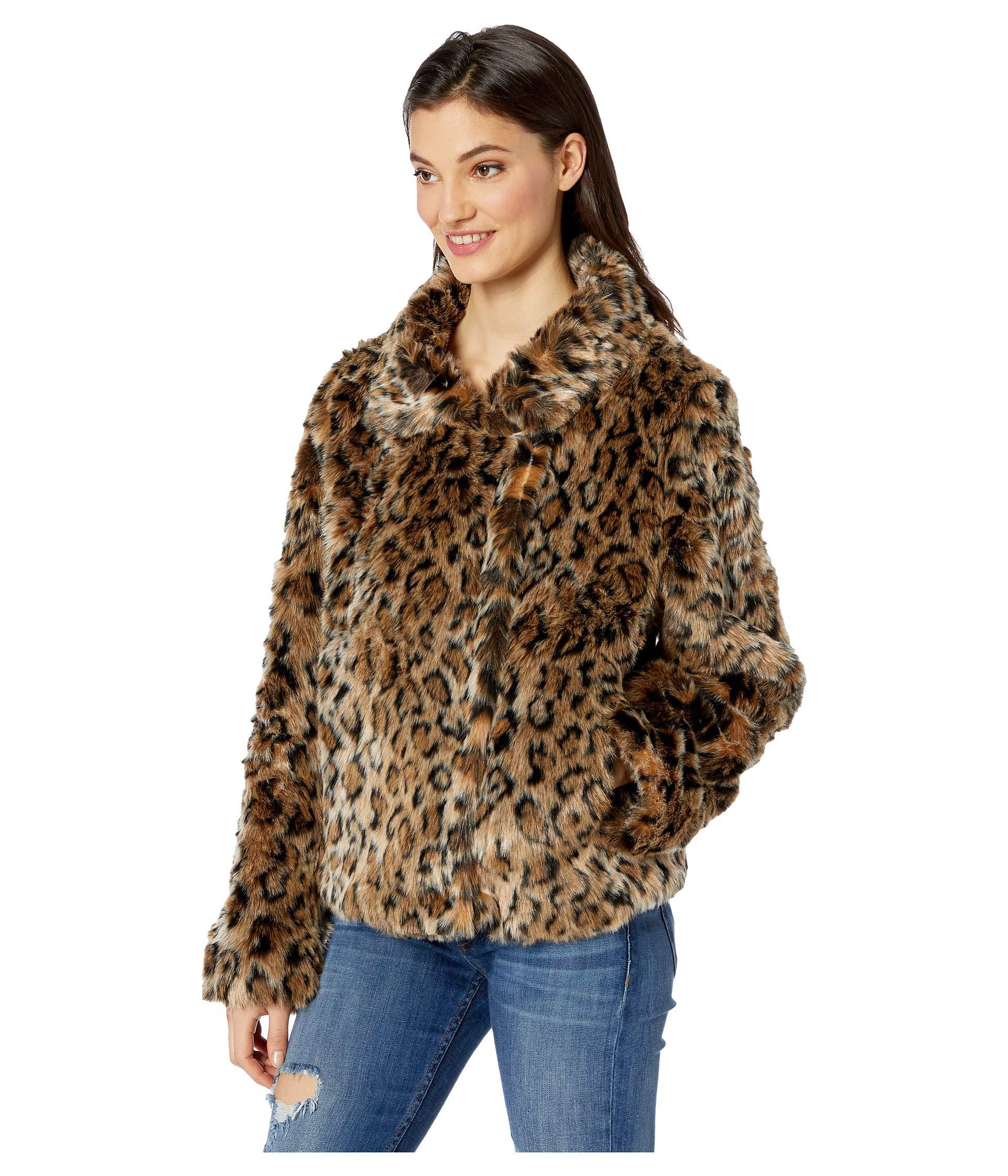 Lyst Sam Edelman Leopard Short Chubby Coat Leopard Womens Coat In Brown Lyst Sam Edelman Leopard Short Chubby Coat Leopard Womens Coat In Brown