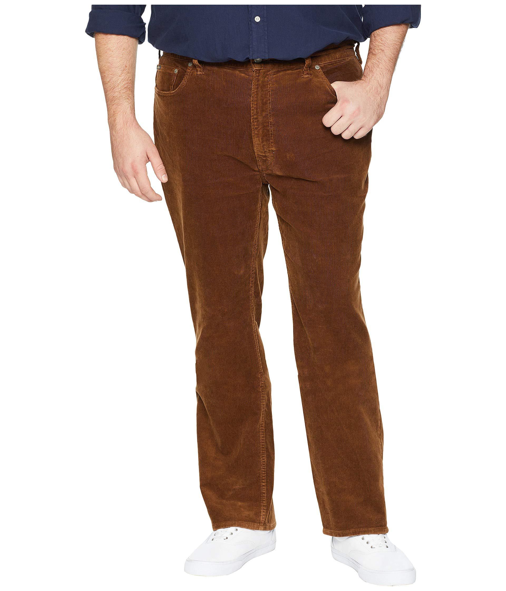 Lyst - Polo Ralph Lauren Big Tall Washed Stretch Corduroy Pants (rl ...