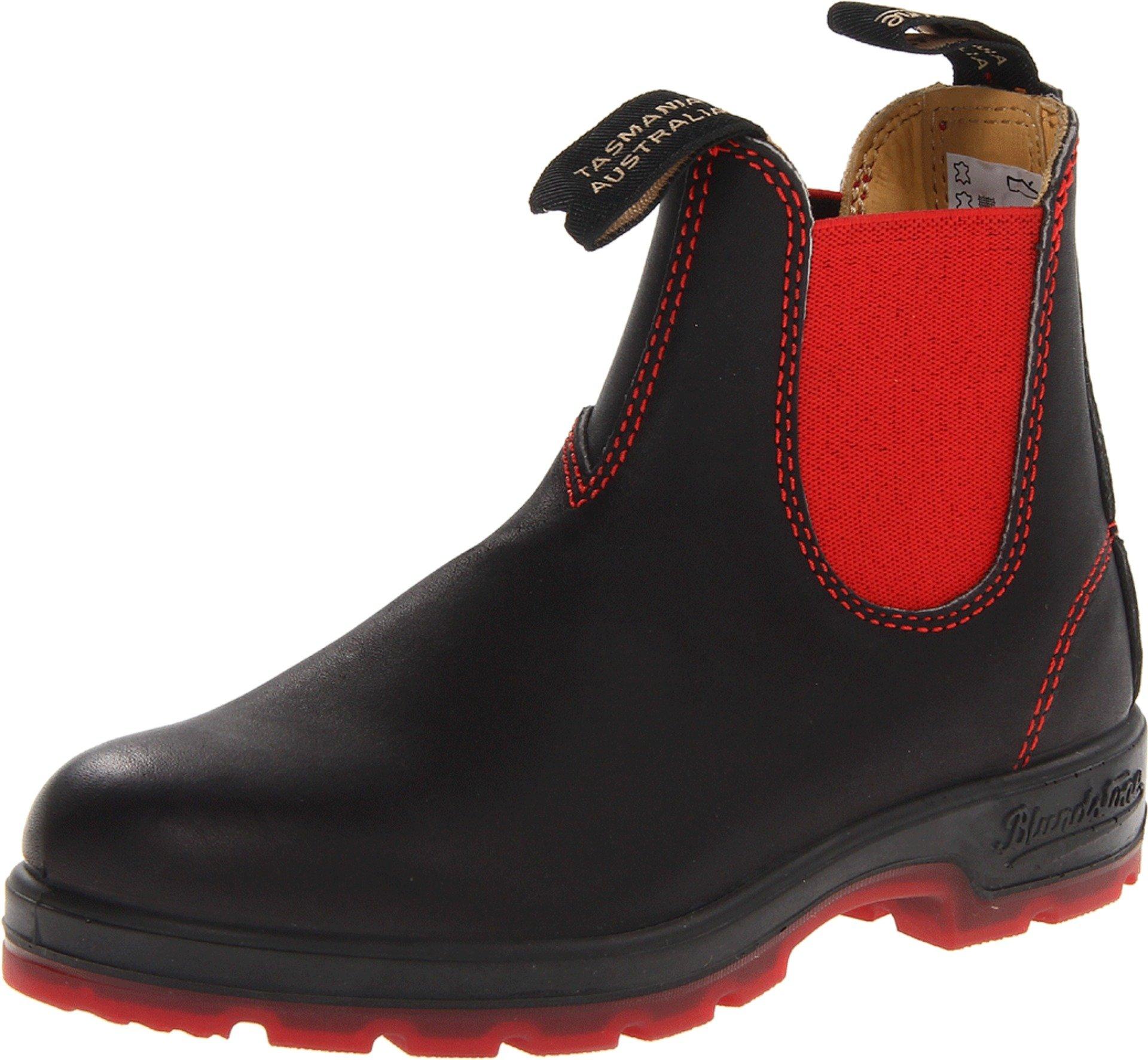 black and red blundstones