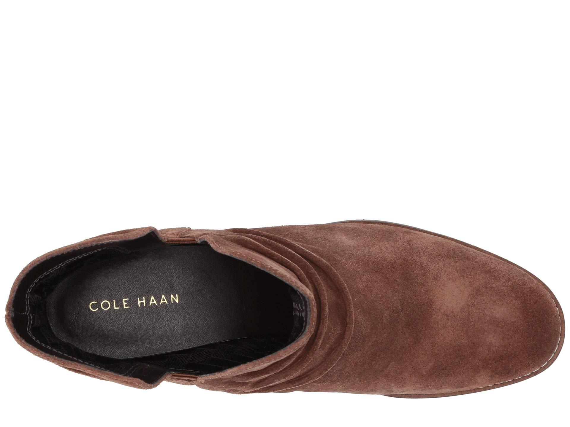 alayna slouch suede bootie