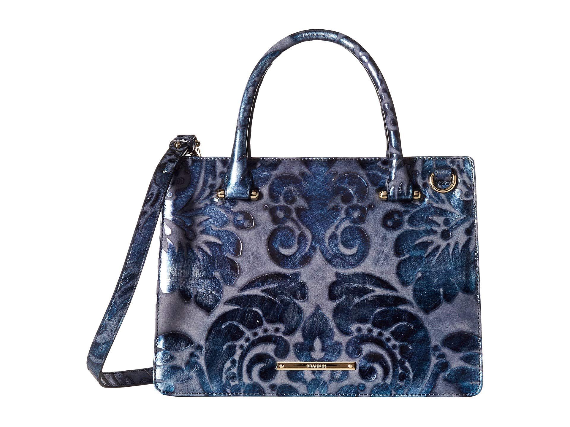 Lyst Brahmin Small Camille Blue Handbags In View Fullscreen