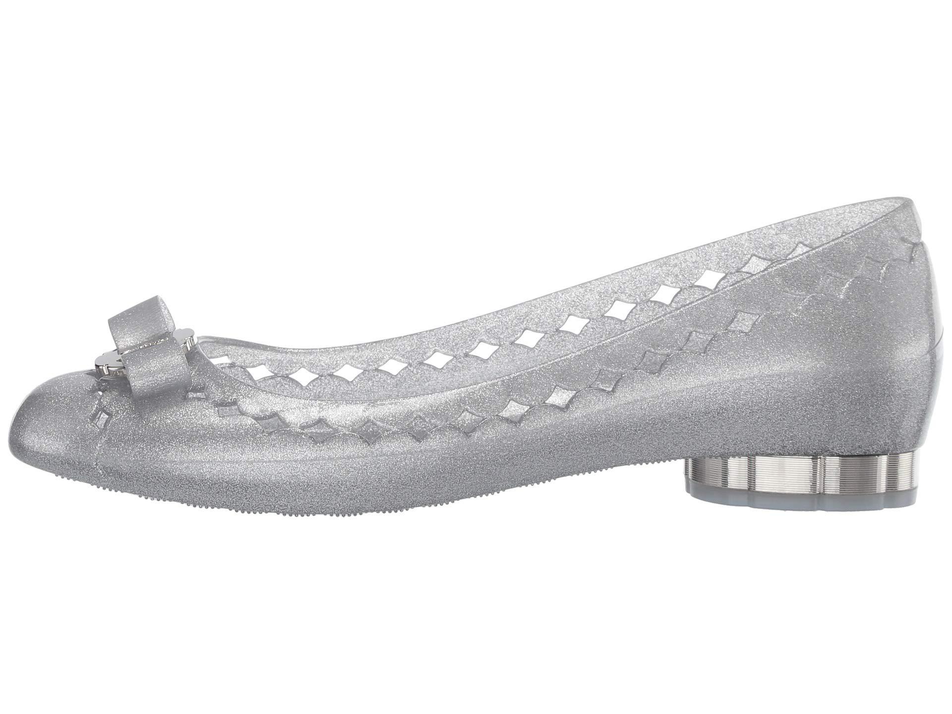 ferragamo jelly ballet flat