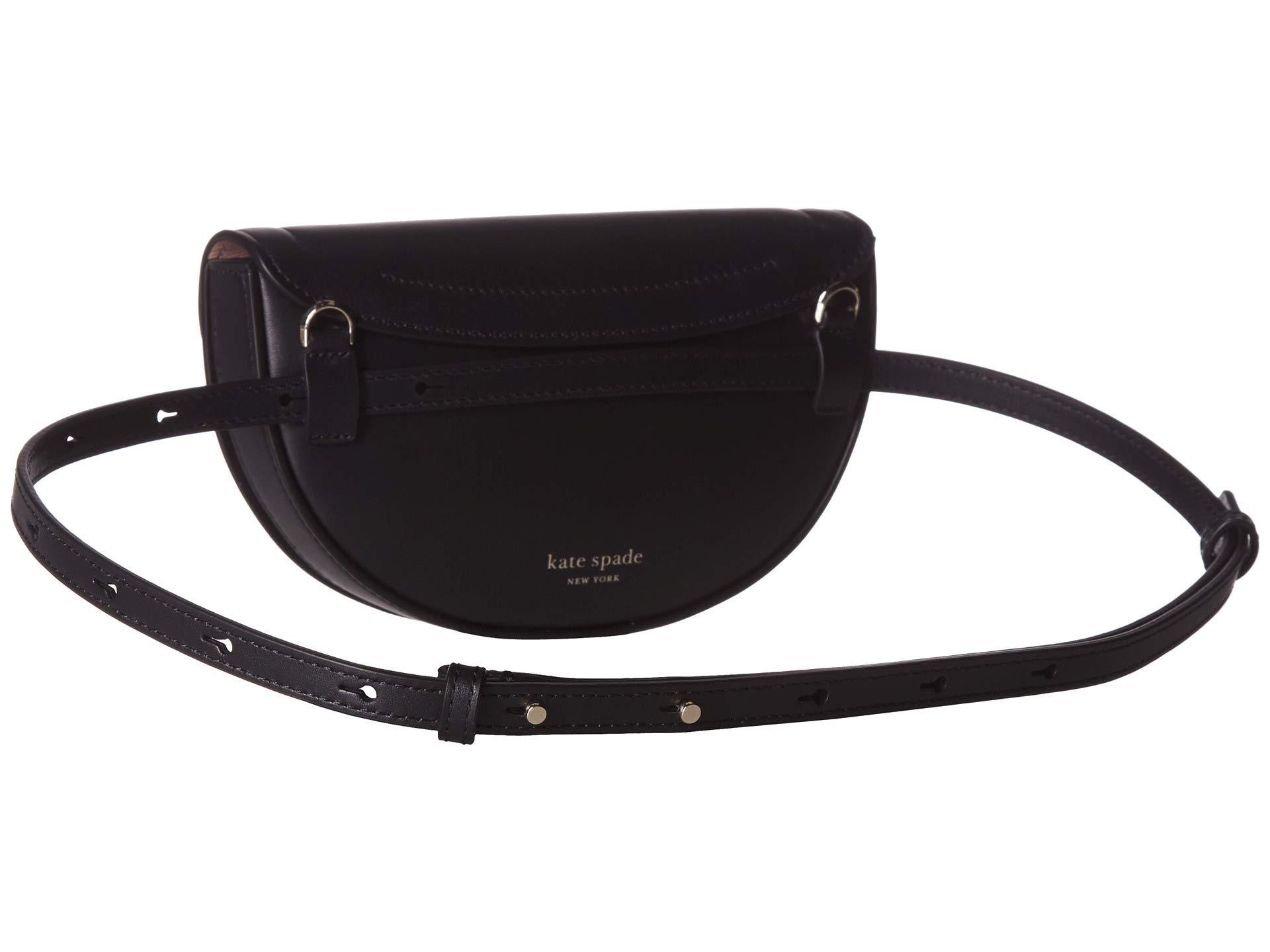Kate Spade Leather Andi Small Half Moon Belt Bag in Black Lyst